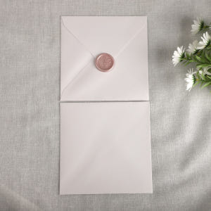 [자체 제작] 145x145mm 모조 사각 청첩장 초대장 엽서 봉투 50... 실사용 후기 | 효과 있을까? - 상품 이미지 2