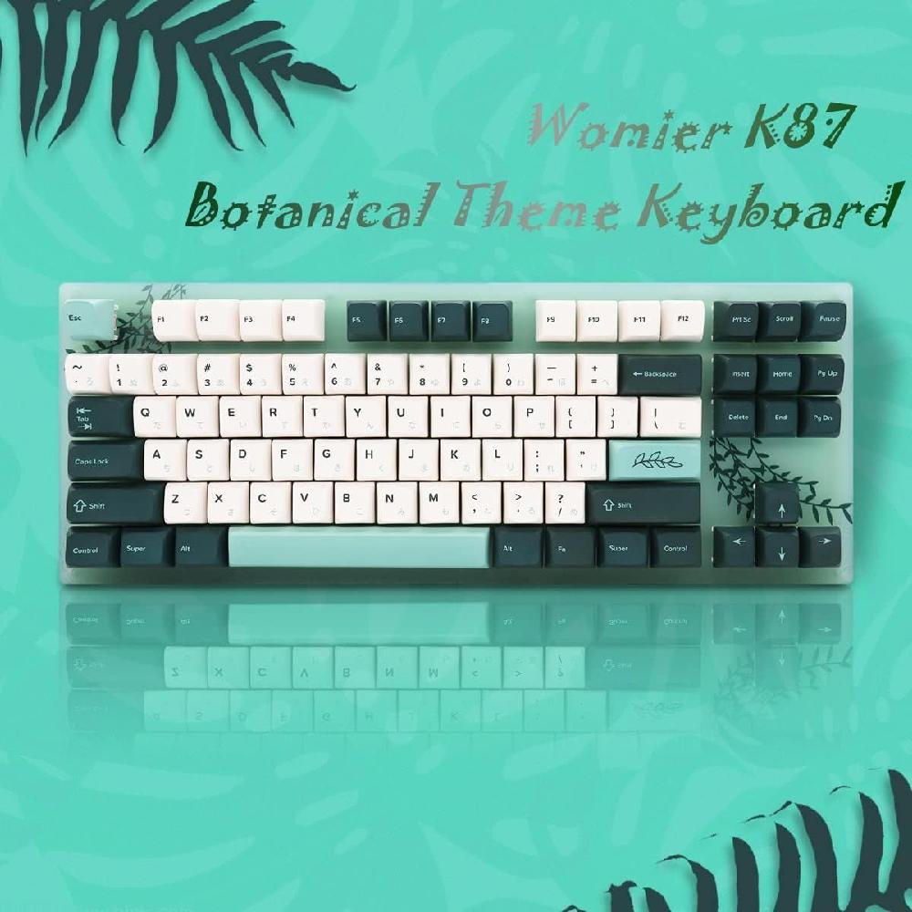 Womier K87 87 게임용 기계식 RGB PBT 키캡 레드 스위치 - 상세 이미지 3