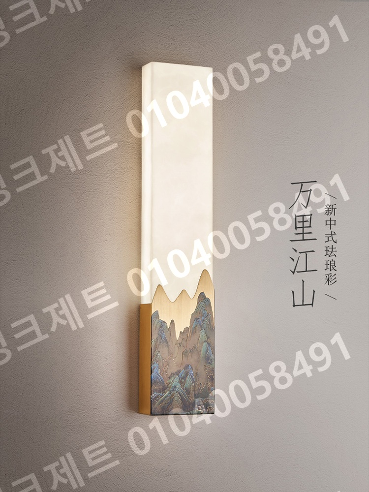 연꽃 조명벽등 카페 야외 조명등 중식 사찰 침실 연등 - 상세 이미지 2