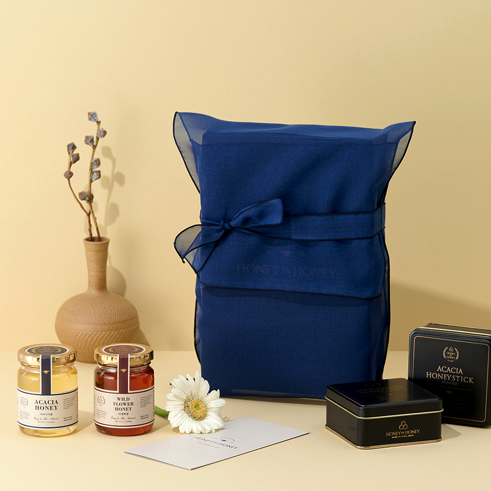허니바이허니 국산 벌꿀 스틱 교수님 부모님 선물 세트 아카시아 야생화 30포