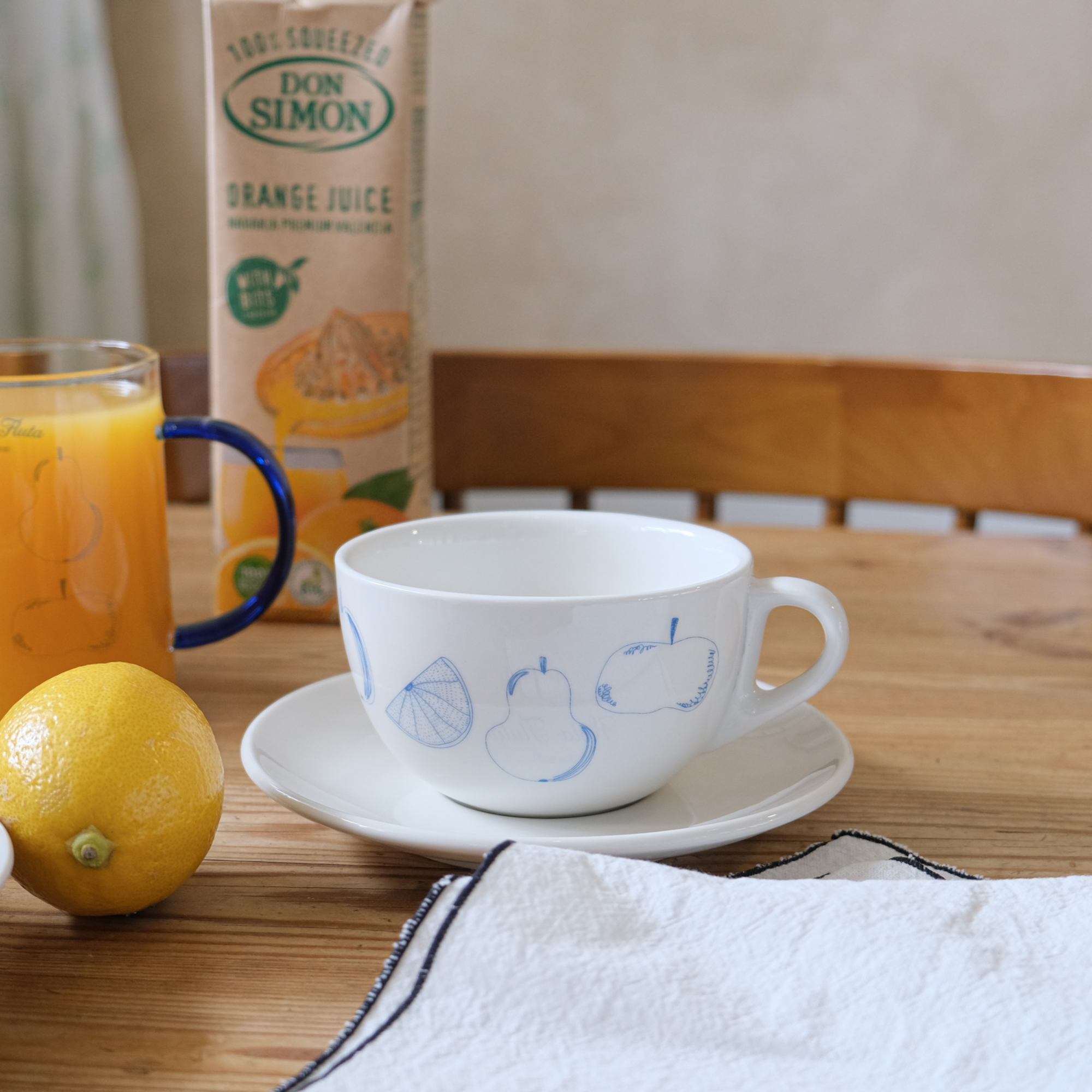 네르하 올라Hola 커피잔 세트 빈티지 찻잔 350ml