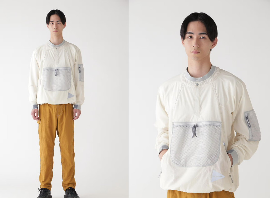 앤드원더 자켓 breath rip pullover 5744121115S010 - 상세 이미지 4