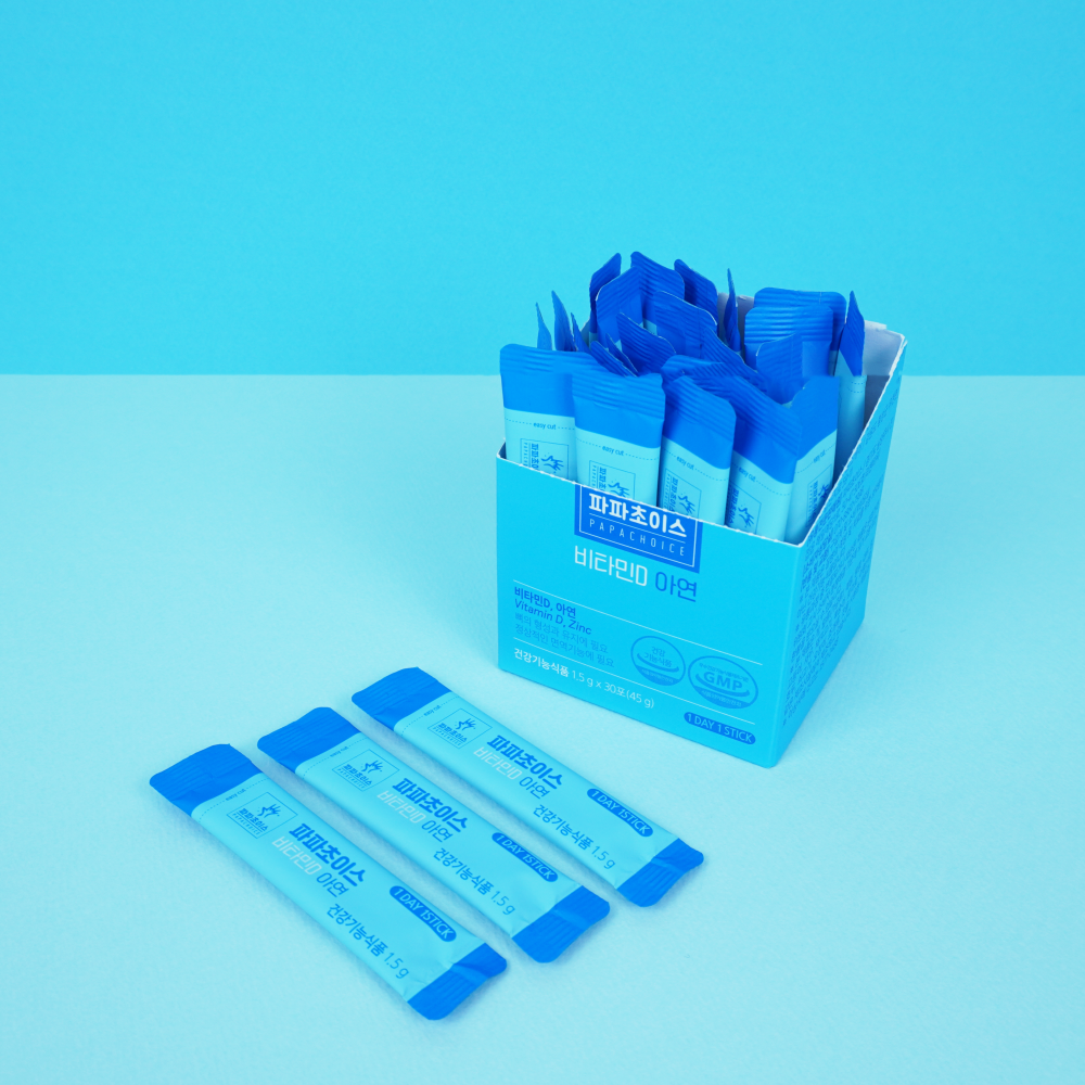 파파초이스 비타민D 아연 2개월분 키즈 어린이 아기 면역력 영양제 - 상세 이미지 3