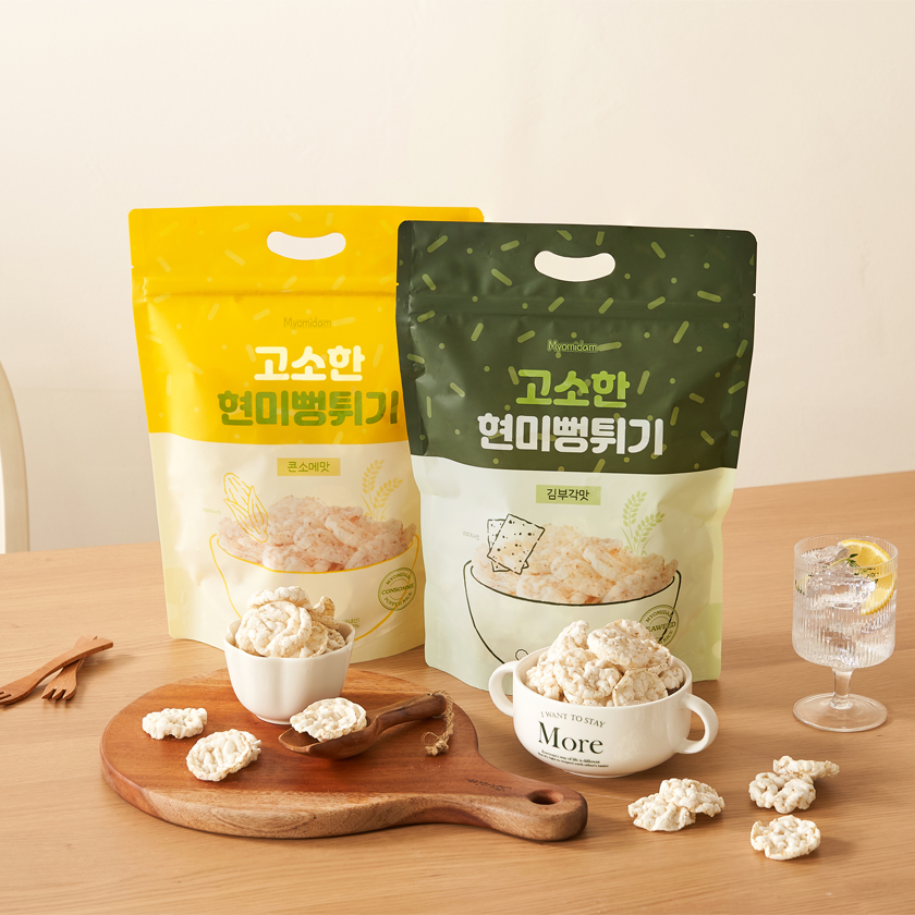 현미뻥튀기 건강간식 오리지널간식 콘소메뻥튀기 간식추천