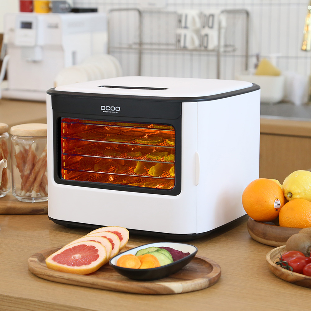 [햇빛 건조로 살균력 극대화] 오쿠 풀스텐 적외선 식품 건조기 5단 OCD-IF500 햇빛 건조