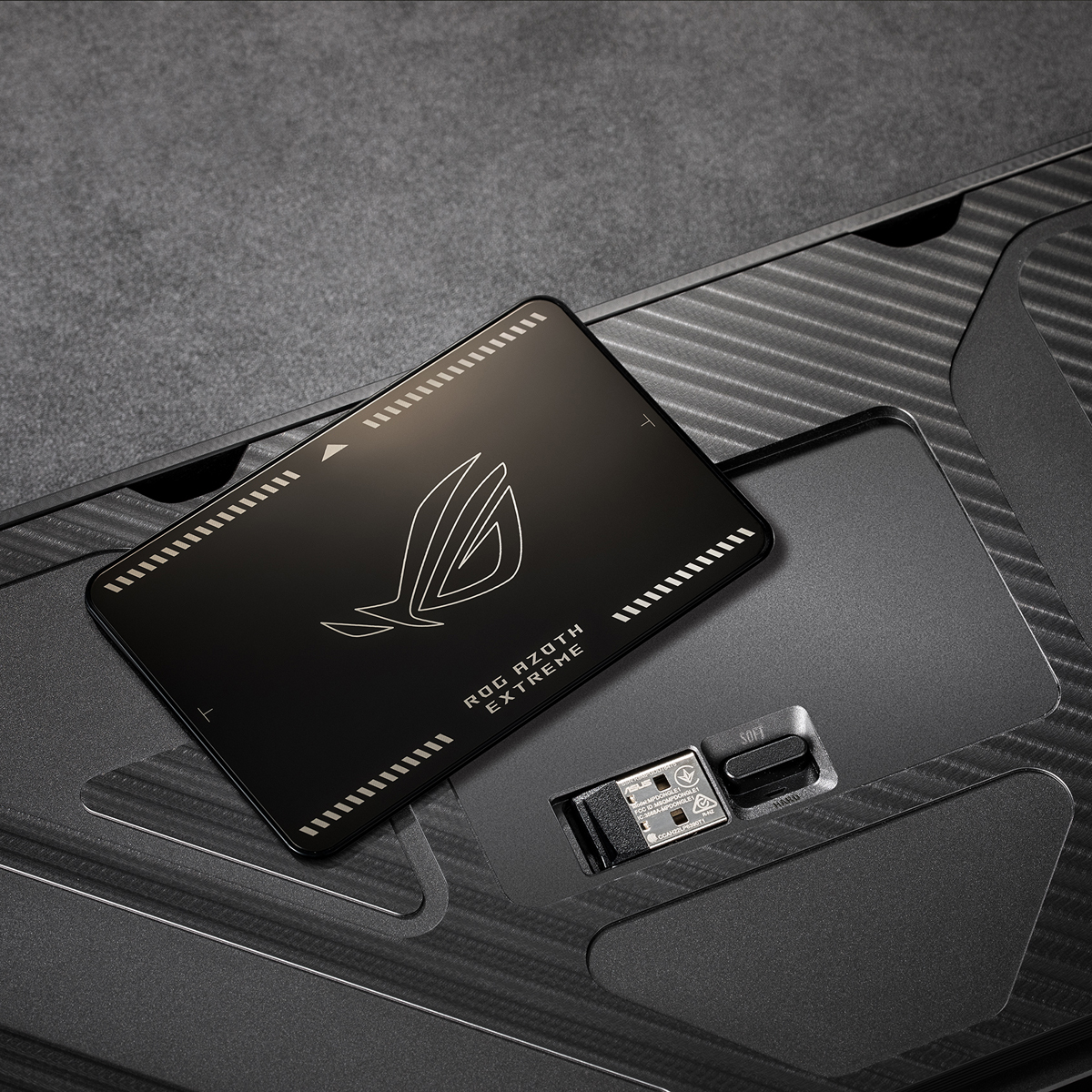 (키캡 이벤트) ROG AZOTH EXTREME 유무선 커스텀 키보드 8000Hz 풀 알루미늄 카본파이버 - 상세 이미지 4