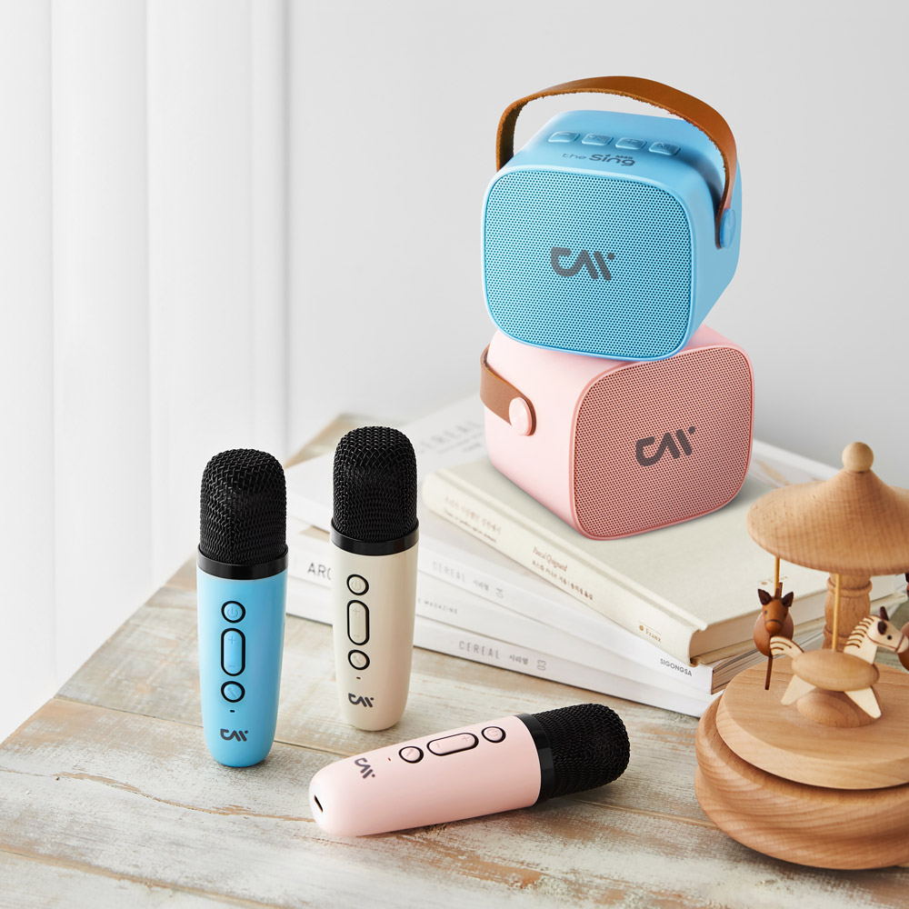 블루투스마이크 노래방 휴대용 차량용 가정용 미니 무선