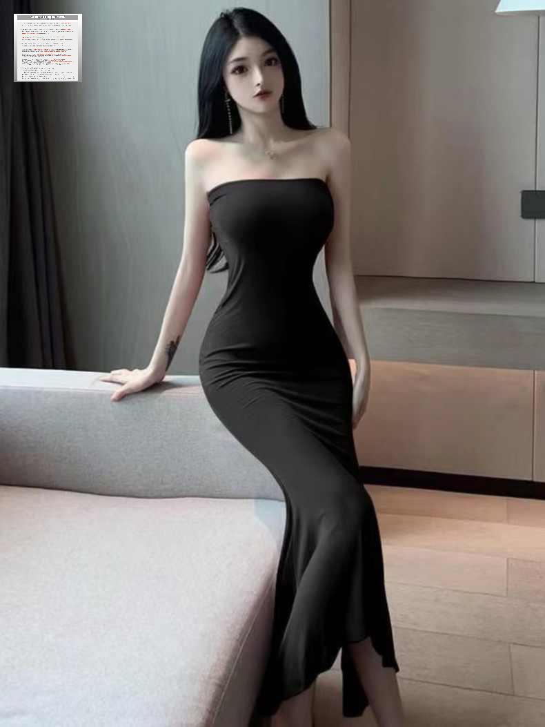 촬영 바디프로필 원피스 바프 드레스 홀터넥 - 상세 이미지 3