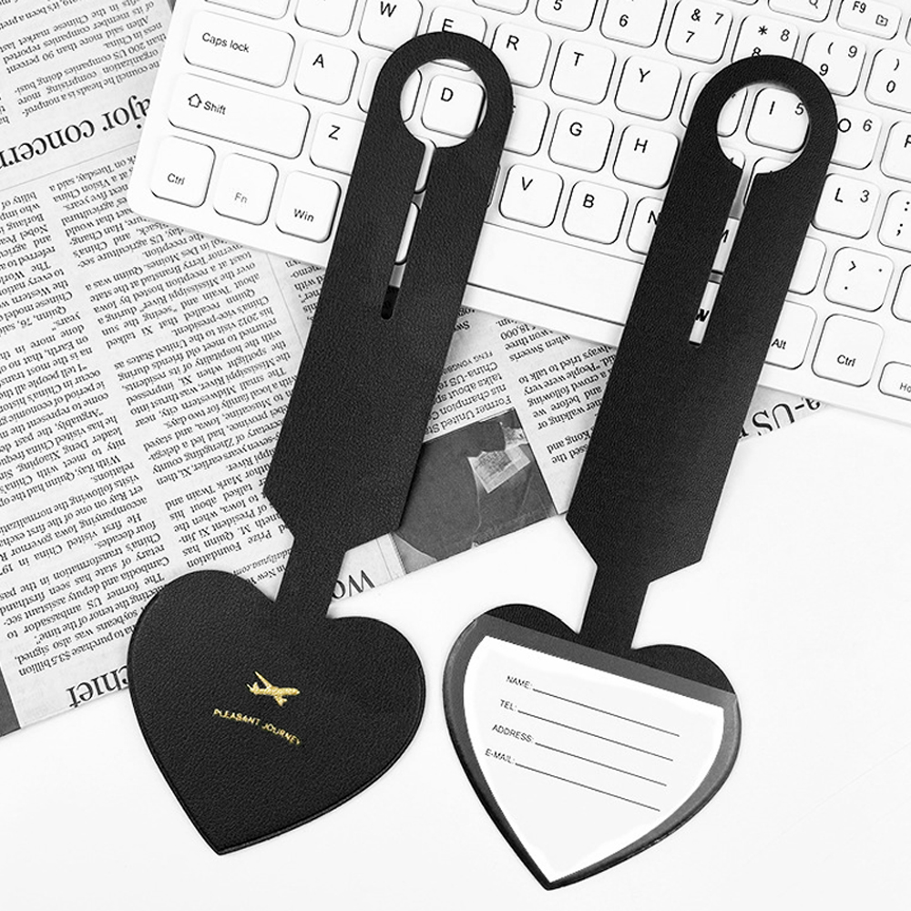 러기지택 캐리어 네임택 가죽 이름표 캐리어 luggage tag - 상세 이미지 5