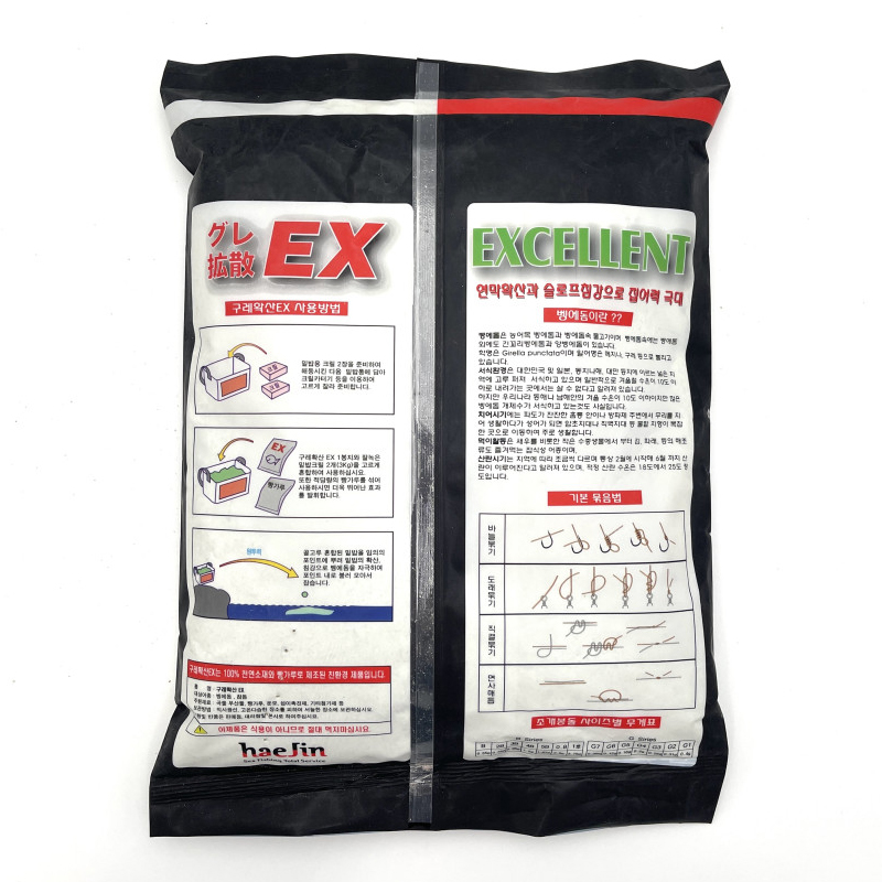 해진 구레확산 EX 1박스 12개입 1.2kg 벵에돔 파우더 집어제 밑밥 빵가루 - 상세 이미지 3