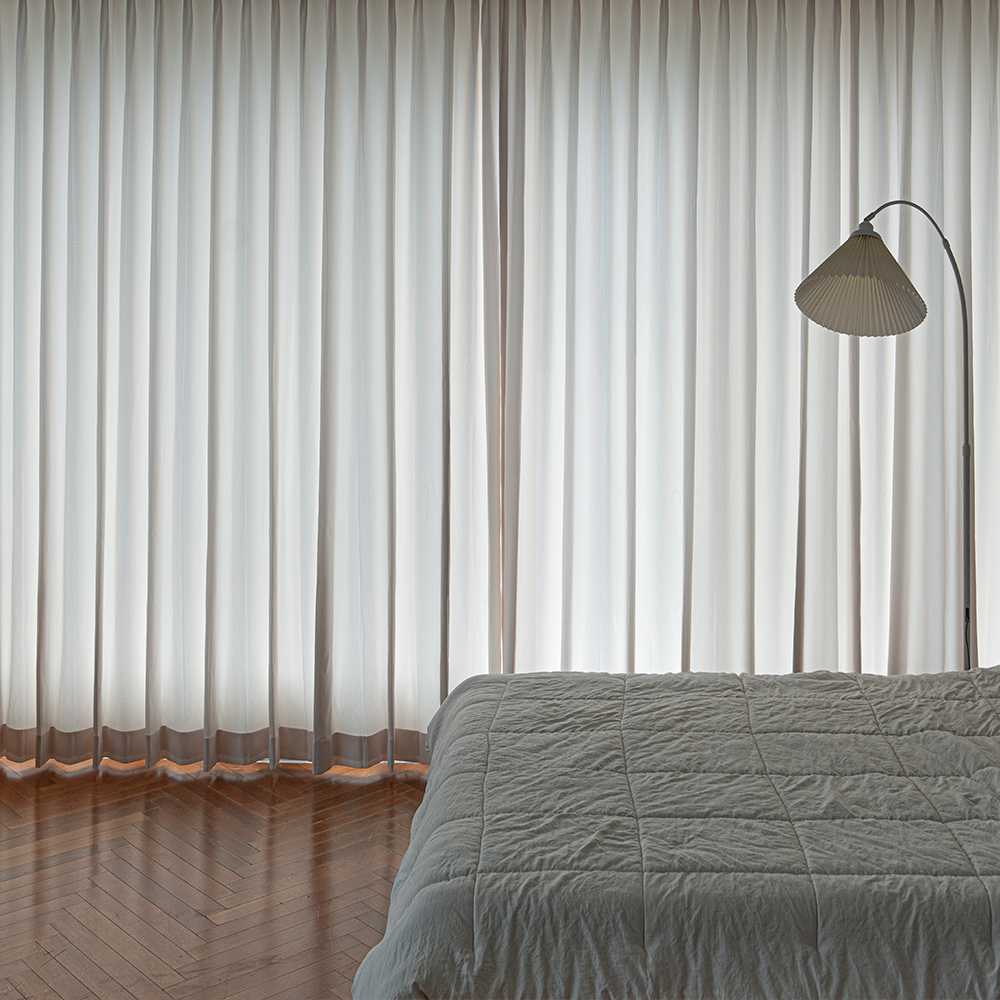 (3차 밀크아이보리 입고)사계절 나비주름 형상기억 생활암막커튼 밀크아이보리 세로 250cm