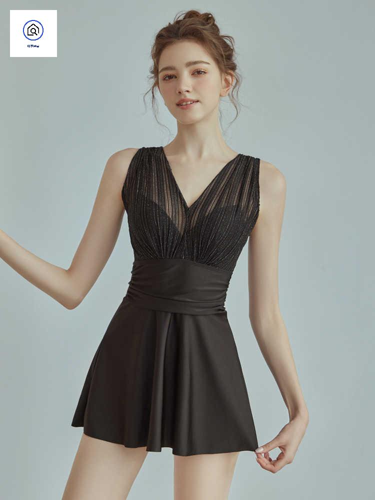 호캉스 휴양지 여행 괌 체형커버 수영복 원피스 - 상품 이미지