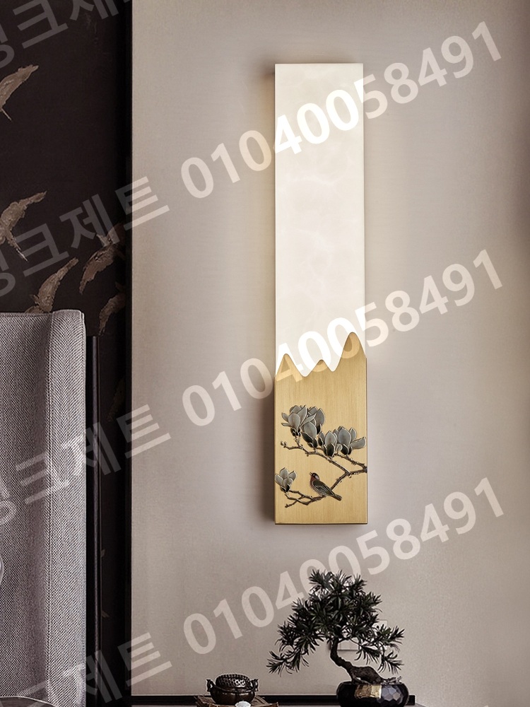 연꽃 조명벽등 카페 야외 조명등 중식 사찰 침실 연등 - 상세 이미지 5