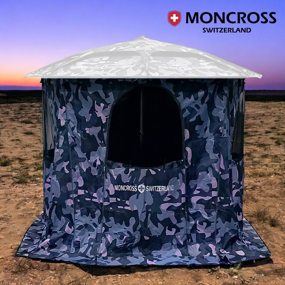 몽크로스 립스탁 압막 지퍼 파라솔 월 52인치 야외 파라솔 천막