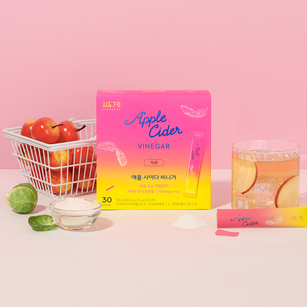 쌍계 애사비 애플사이다비니거 사과 30스틱 - 상세 이미지 5