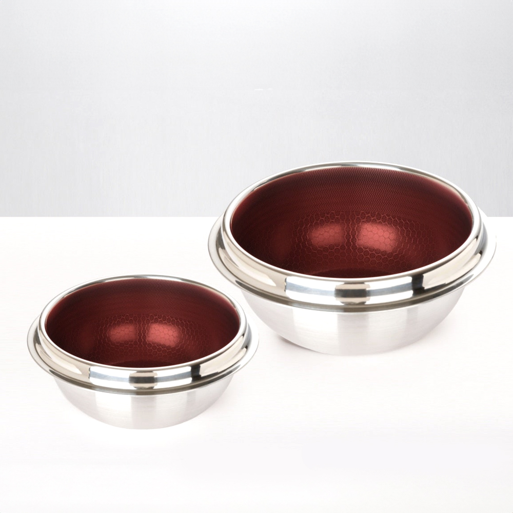 쿡셀 IH 레드 가마솥 2종 세트(가마솥16cm,22cm,유리뚜껑16cm,22cm) - 상세 이미지 4