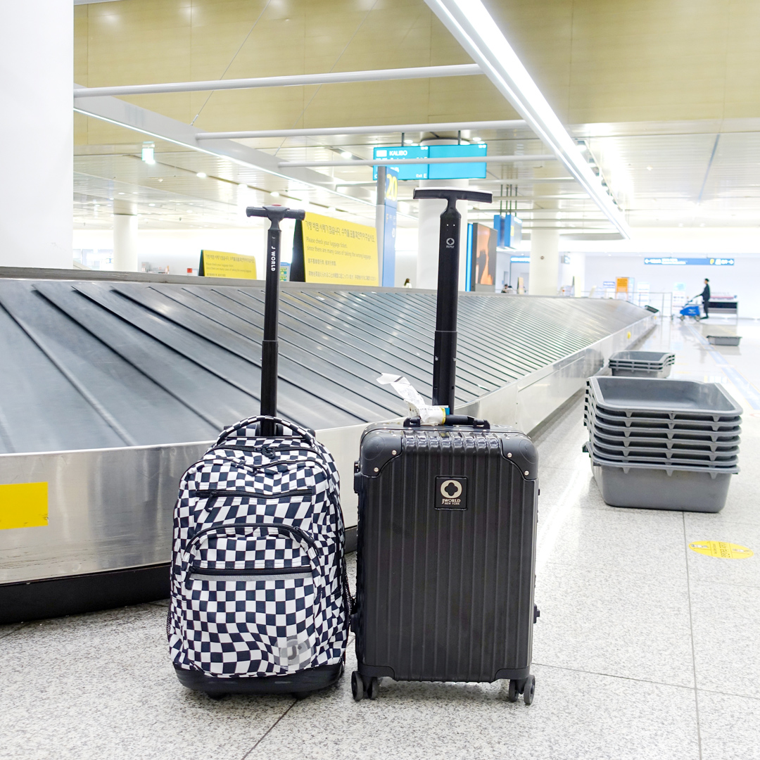 제이월드  51cm 롤링백팩 여행 캐리어 노트북수납 어학연수짐싸기(19인치)