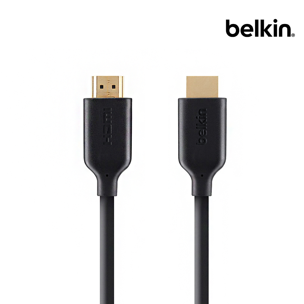 벨킨 금도금 고속 HDMI 4k UHD 이더넷 케이블 2M F3Y021bt2M 1080p HD UHDTV 영상전환 HDMI 어댑터 - 상품 이미지
