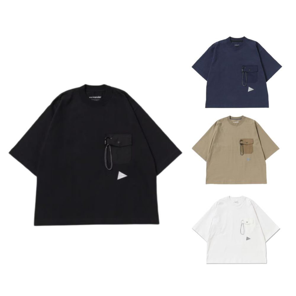 앤드원더 반팔티 heavy cotton pocket HS T 5744284167S010 - 상품 이미지