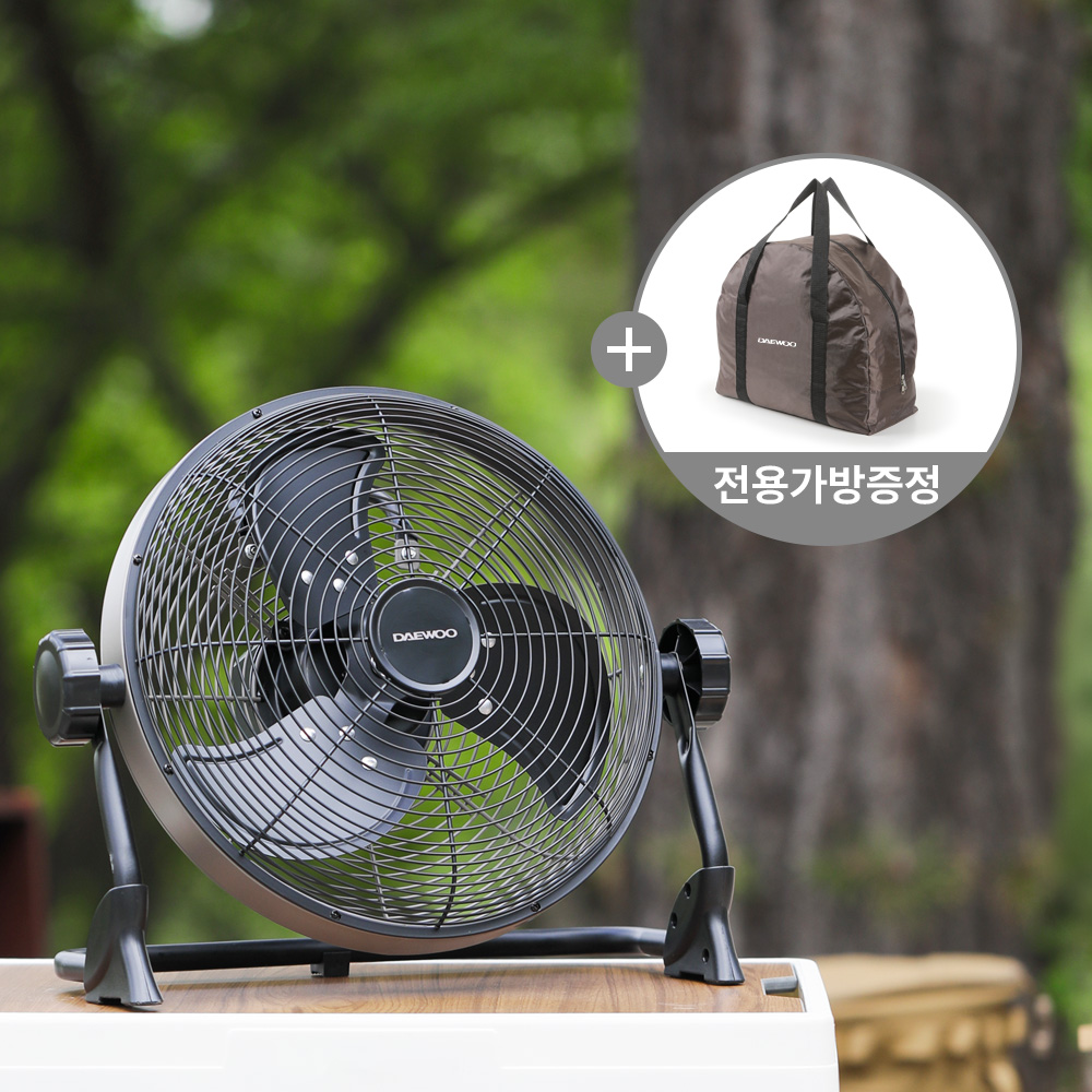 무선 캠핑선풍기 BLDC 휴대용 충전식선풍기 캠핑용 써큘레이터형 30cm EV1200