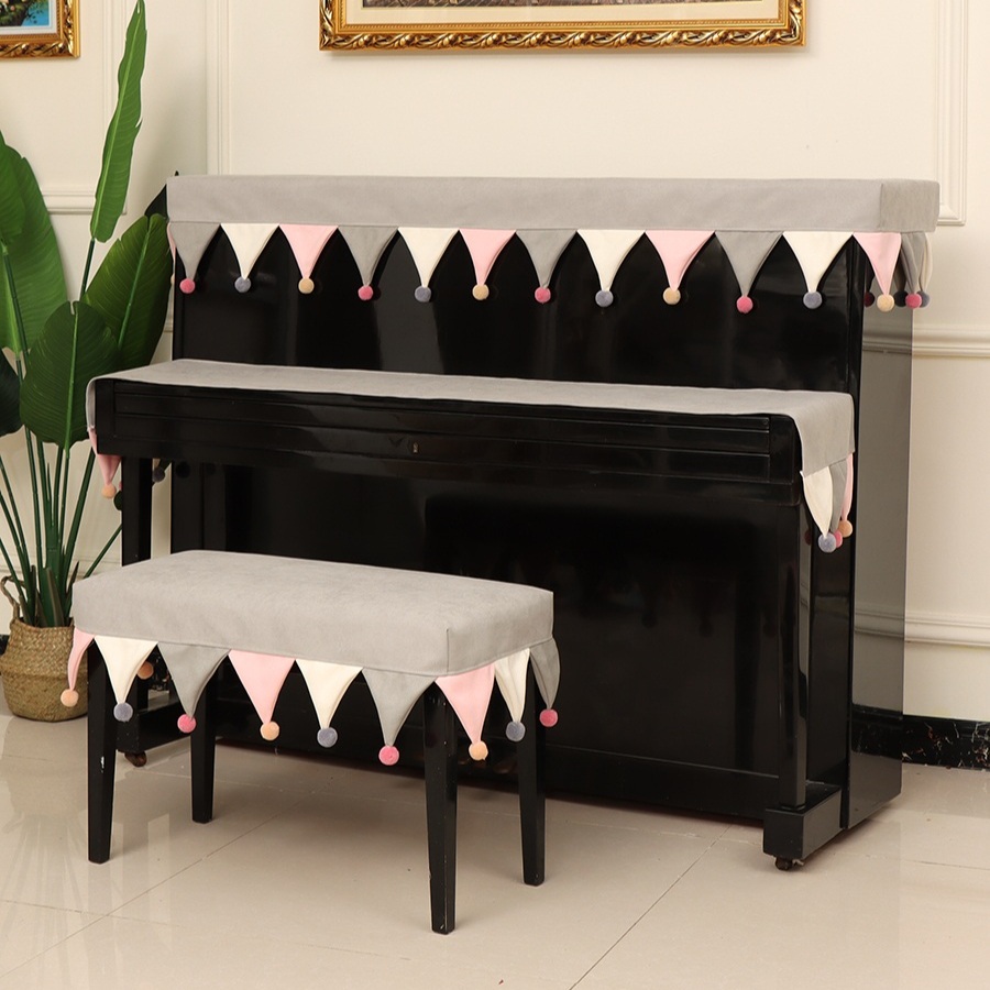 모던 피아노 뚜껑 덮개 유럽풍 먼지 커버