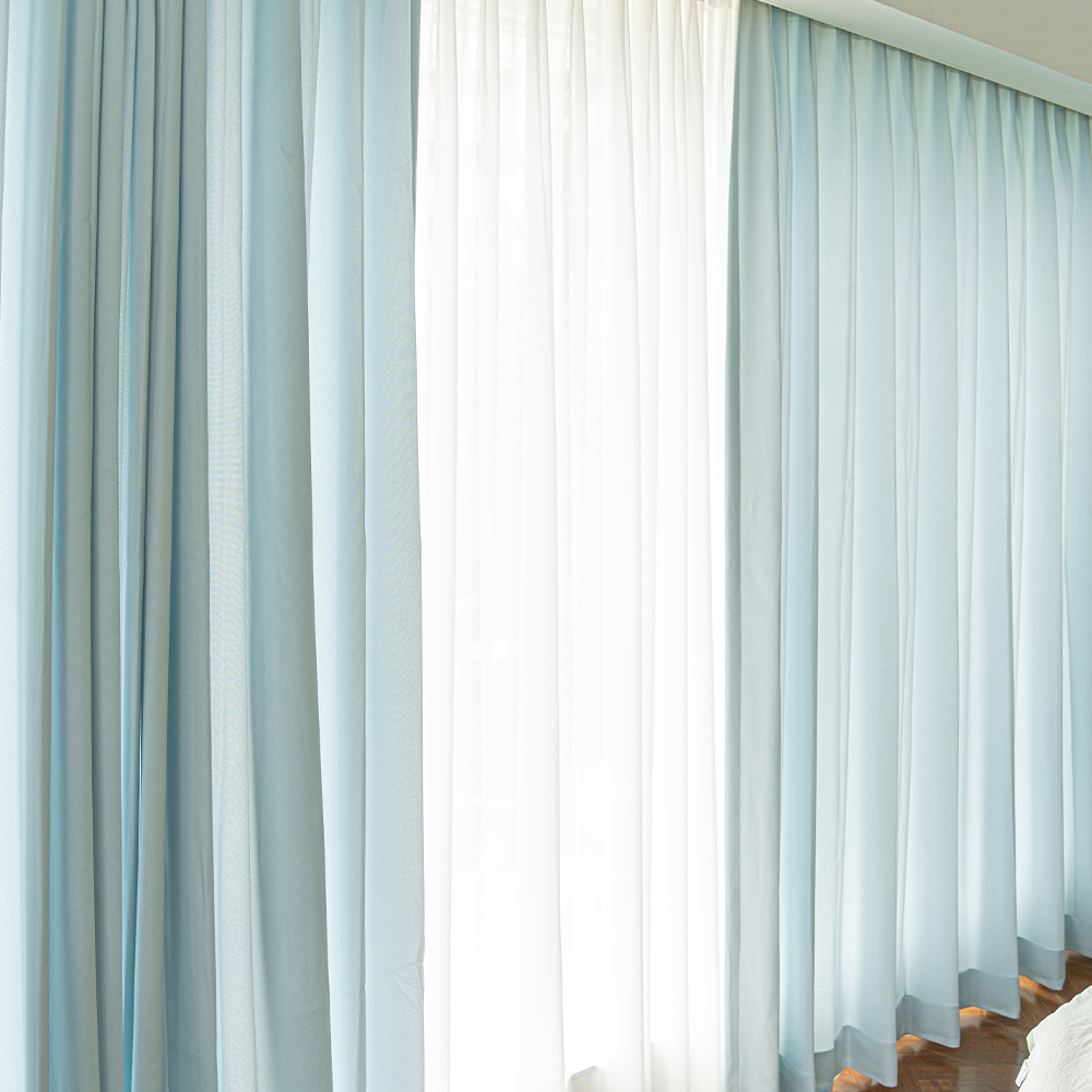 (3차 밀크아이보리 입고)사계절 나비주름 형상기억 생활암막커튼 밀크아이보리 세로 250cm