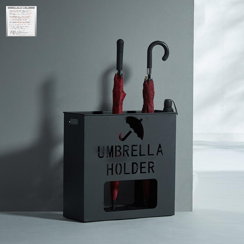 철제 깔끔 대용량 복도 우산꽂이 업소용 우산꽃이 - 상세 이미지 4