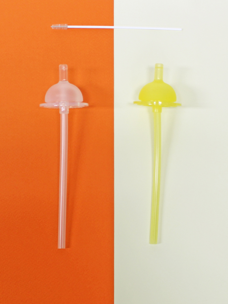 하이비 1단계 다둥이 추빨대 2P 간편빨대 더블하트 모윰 호환 젖병빨대 - 상세 이미지 5