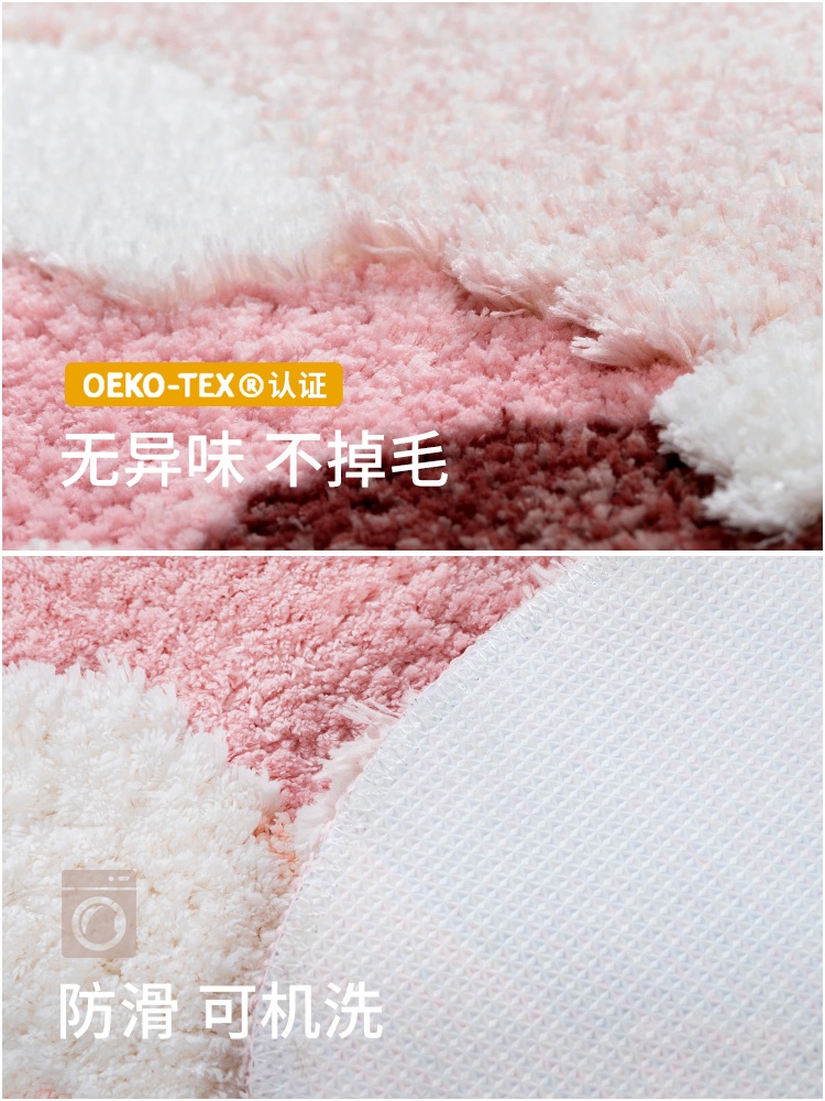 꽃밭러그 잔디러그 이끼 카펫 침실 거실러그 현관 거실 플라워 인테리어 포인트 이미지 6