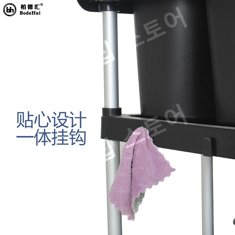 호텔청소카트 음식수거카트 레스토랑 이동식 음식수거 식당 트롤리 - 상세 이미지 4