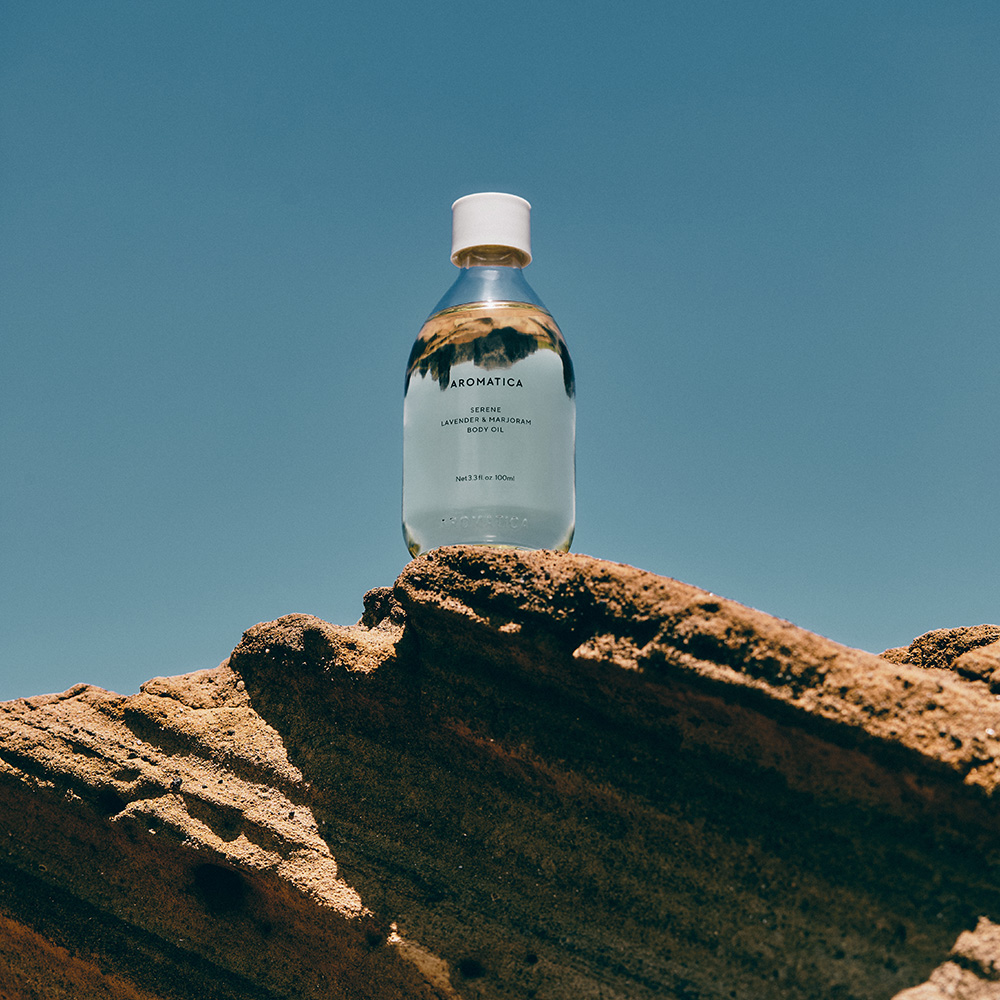 아로마티카 서렌 바디오일 라벤더&마조람 100ml  바디케어 고보습 마사지오일