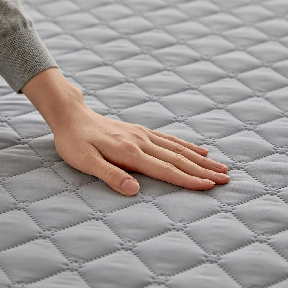 수면공학소 허리에좋은 단단한 3단 매트리스 바닥 수면매트 접이식 토퍼 차콜 5T MS