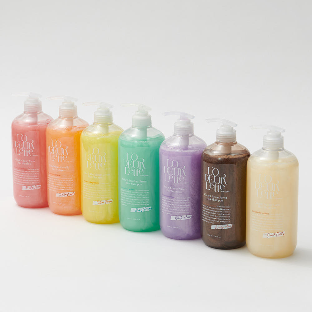 로더렛 로더렛 컬러핏 퍼퓸 헤어케어 샴푸 1000ml 2개+트리트먼트 1개