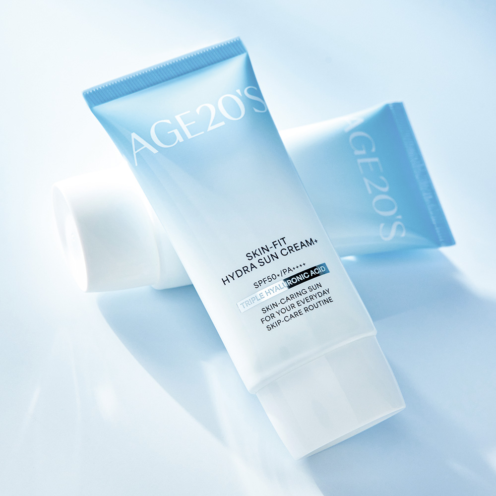 에이지투웨니스 스킨 핏 수분 선크림 플러스 50ml 2개(+10ml 2개) (SPF50+, PA++++)