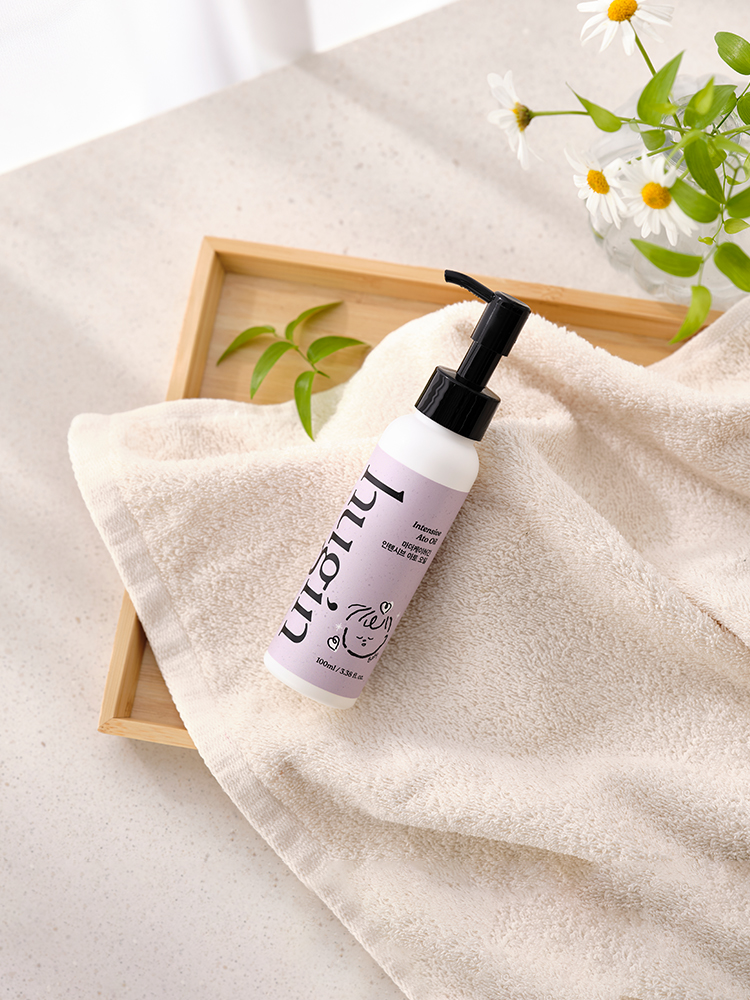 허긴 고보습 아기 신생아 마사지 인텐시브 아토 오일 100ml, 2개 - 상세 이미지 4