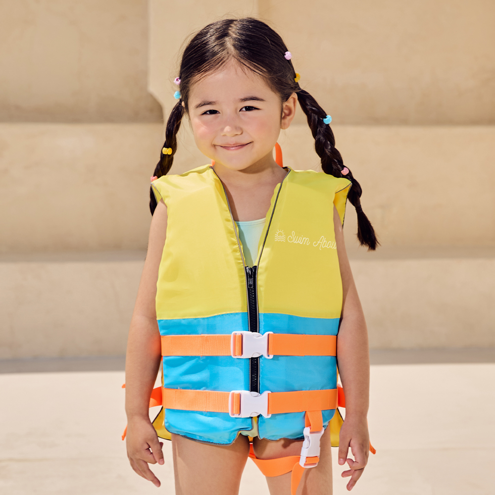 스윔어바웃 어린이 아동용 구명조끼 유아 주니어 부력조끼 보조복