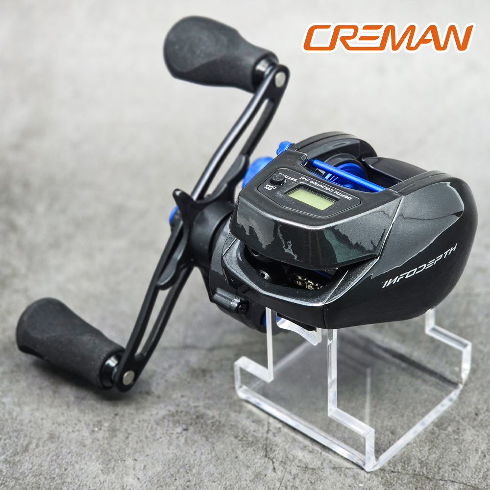 크레만 인포뎁스 수심측정 더블핸들 베이트릴 5.6 우핸들