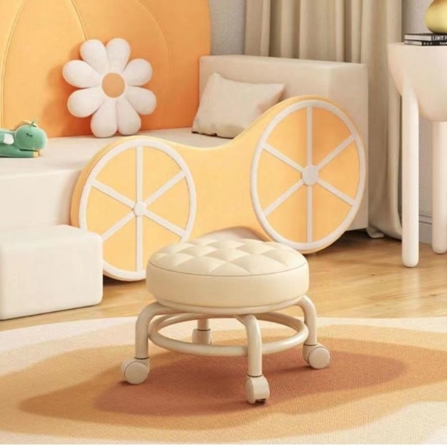 휴대용 좌식용 의자 앉은뱅이 무빙 의자 바퀴달린 청소의자