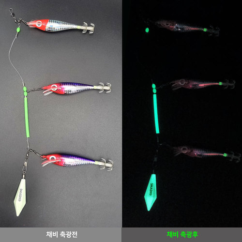 스매쉬 야광 쭈꾸미 채비 3색 - 상세 이미지 2