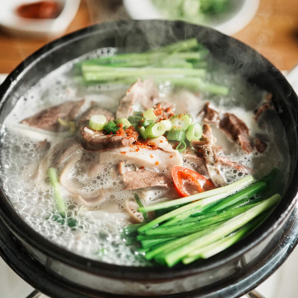 선비찬 돼지내장국밥 600g 1팩+1팩(총2팩) 국내산 내장 고기 오소리 염통 머리고기 별미 - 상세 이미지 3