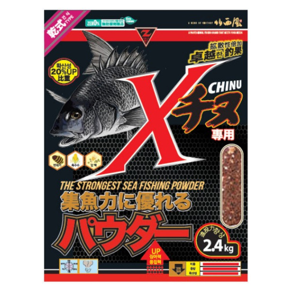 북서풍 치누 Z 치누 X 최강비율 감성돔 집어제 파우더 원투 밑밥