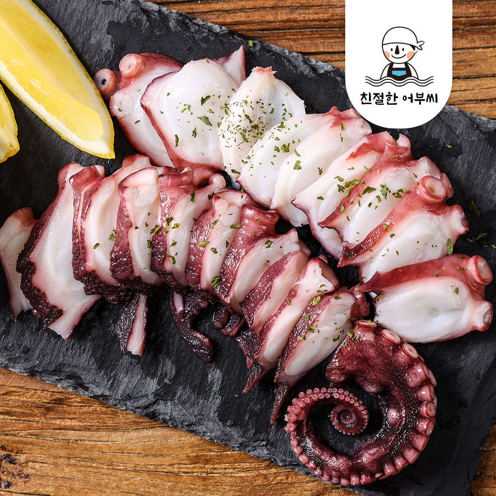 국내산 문어 자숙 손질 자연산 돌문어 문어다리 친절한어부씨 이미지 3