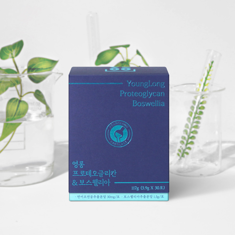영롱 프로테오글리칸 & 보스웰리아 [프로테오웰리아]콘드로이친 우슬 연어코 연골 글루코사민 제품 이미지