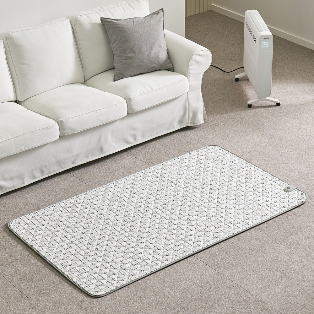 곰표한일 EMF 세미마이크로 항균 카본 탄소매트 플로우화이트 더블