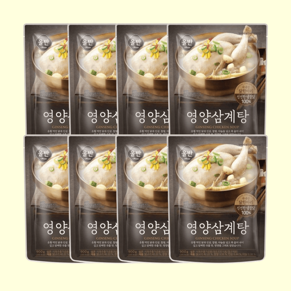 올반 영양삼계탕 900g 8봉 초복 중복 말복 : 쇼핑사거리