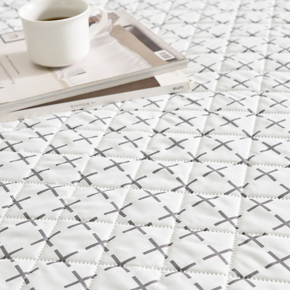 곰표한일 EMF 세미마이크로 항균 카본 탄소매트 플로우화이트 슈퍼싱글