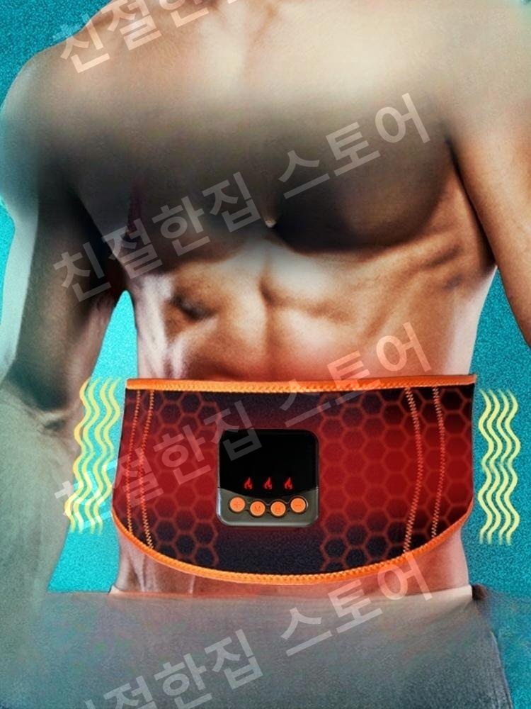 뱃살저주파 복부 코어 벨트 바디 뱃살다이어트 홈트 - 상품 이미지