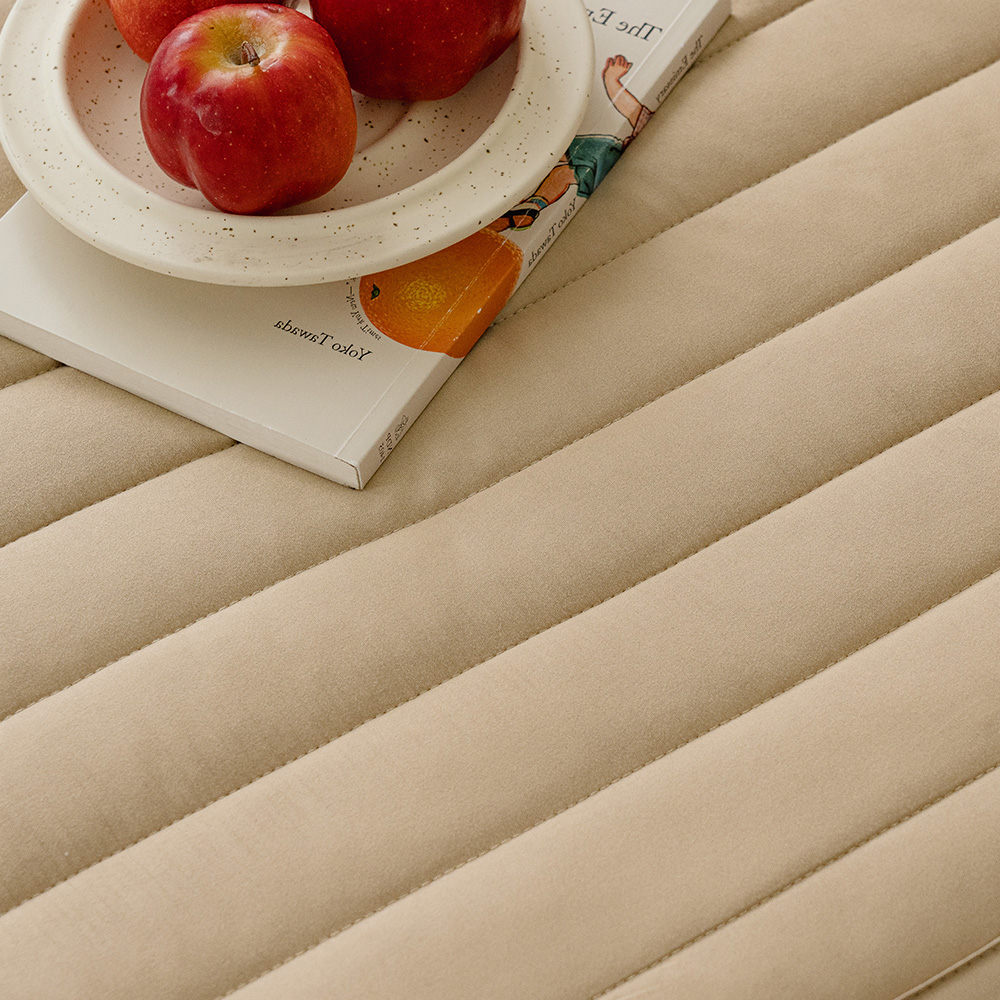 바자르 침대패드 먼지없는 극세사 몽실몽실 사계절 알러지케어 이불 고정밴드 SS