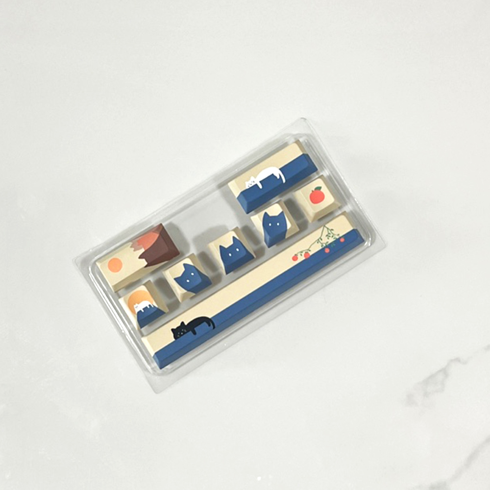 캣 고양이 포인트 키캡 캐릭터 귀여운 키캡 8key - 상세 이미지 2