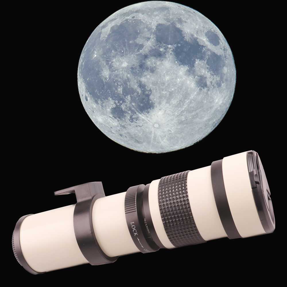 수동망원렌즈 SLR 420-800mm F8.3 캐논90D - 상품 이미지